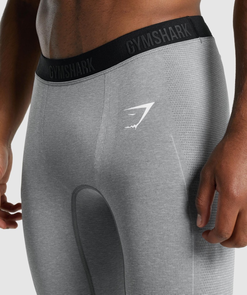 Gymshark Vital Bezszwowe Legginsy Antracytowe Marl