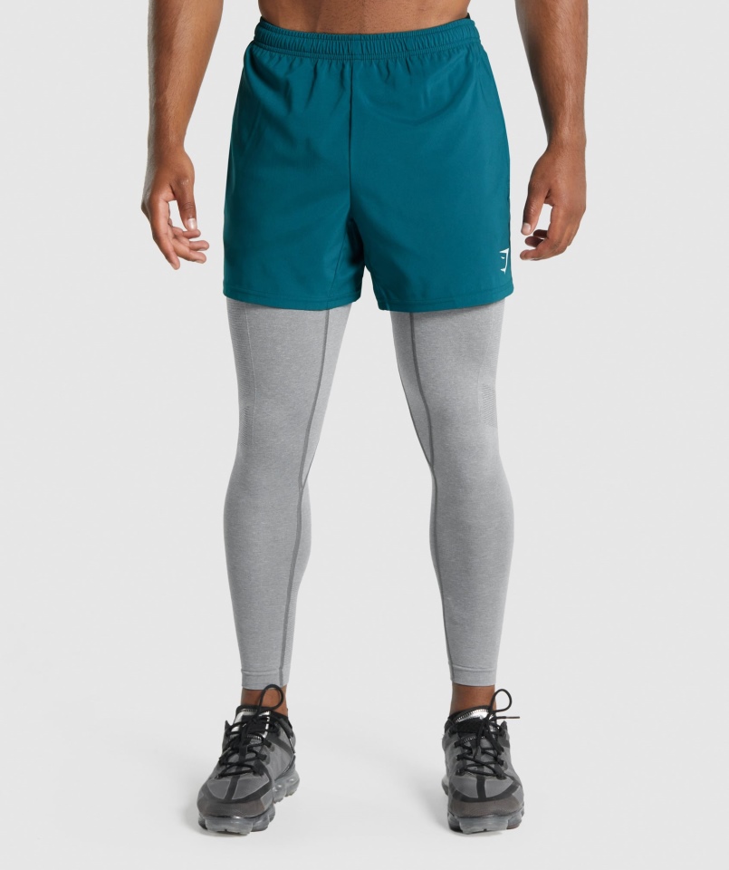 Gymshark Vital Bezszwowe Legginsy Antracytowe Marl