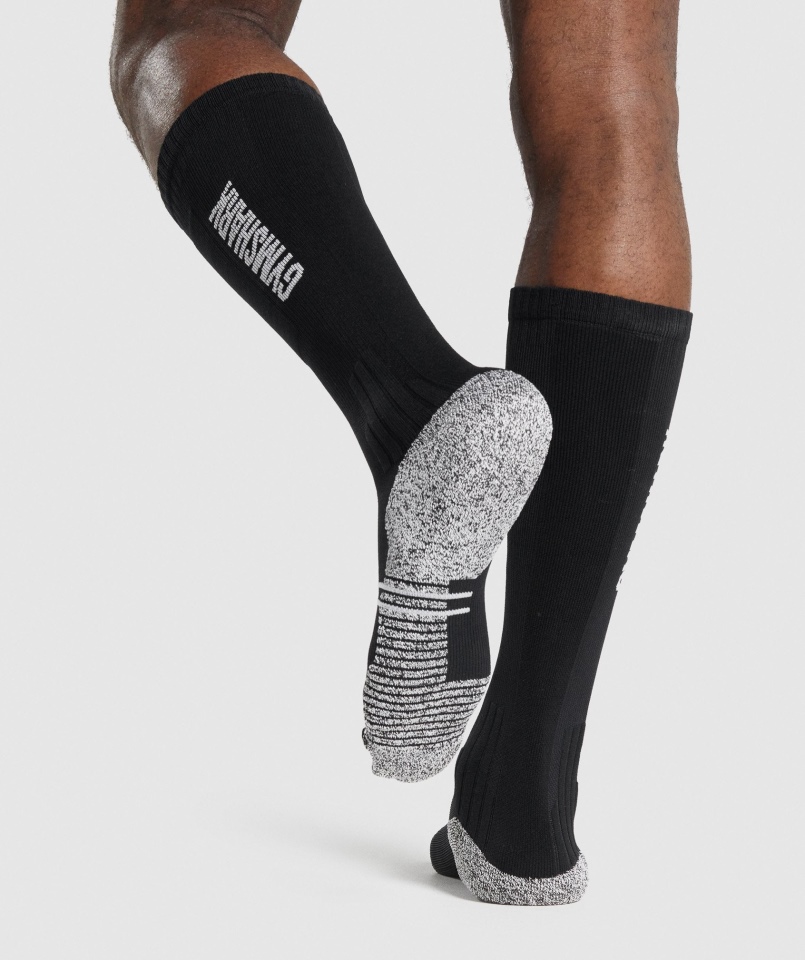 Skarpety Do Podnoszenia Ciężarów Gymshark Czarne
