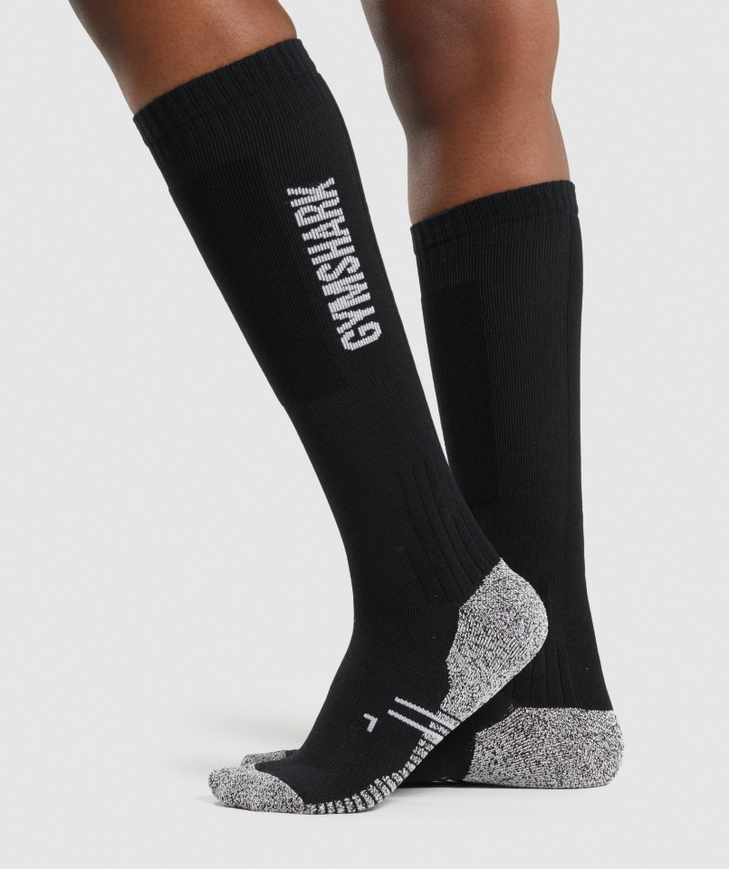 Skarpety Do Podnoszenia Ciężarów Gymshark Czarne