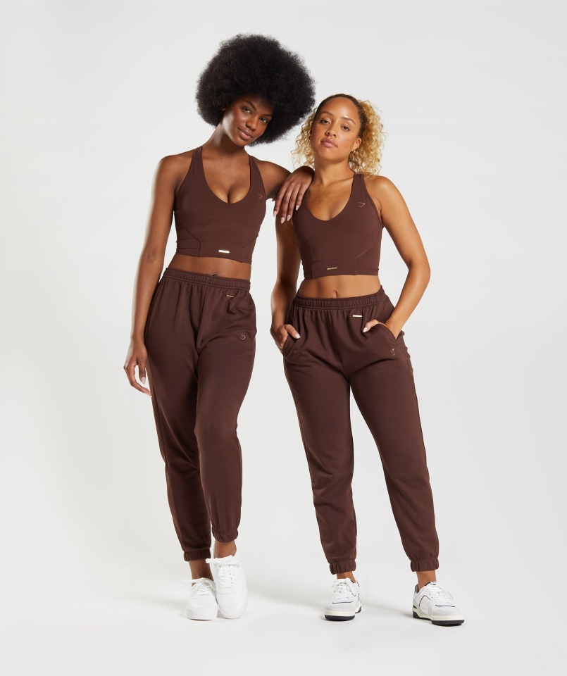 Gymshark Whitney Crop Tank Rekindle Brown