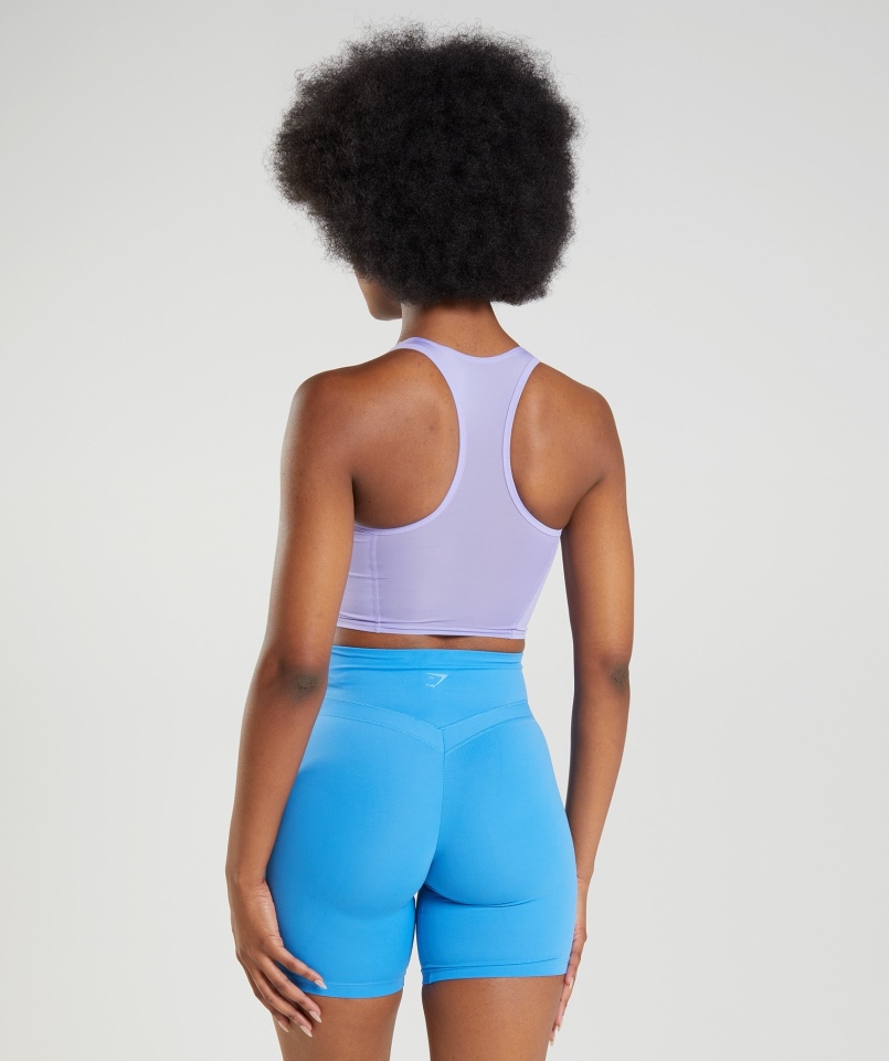 Gymshark Whitney Upraw Zbiornik Wildflower Fioletowy