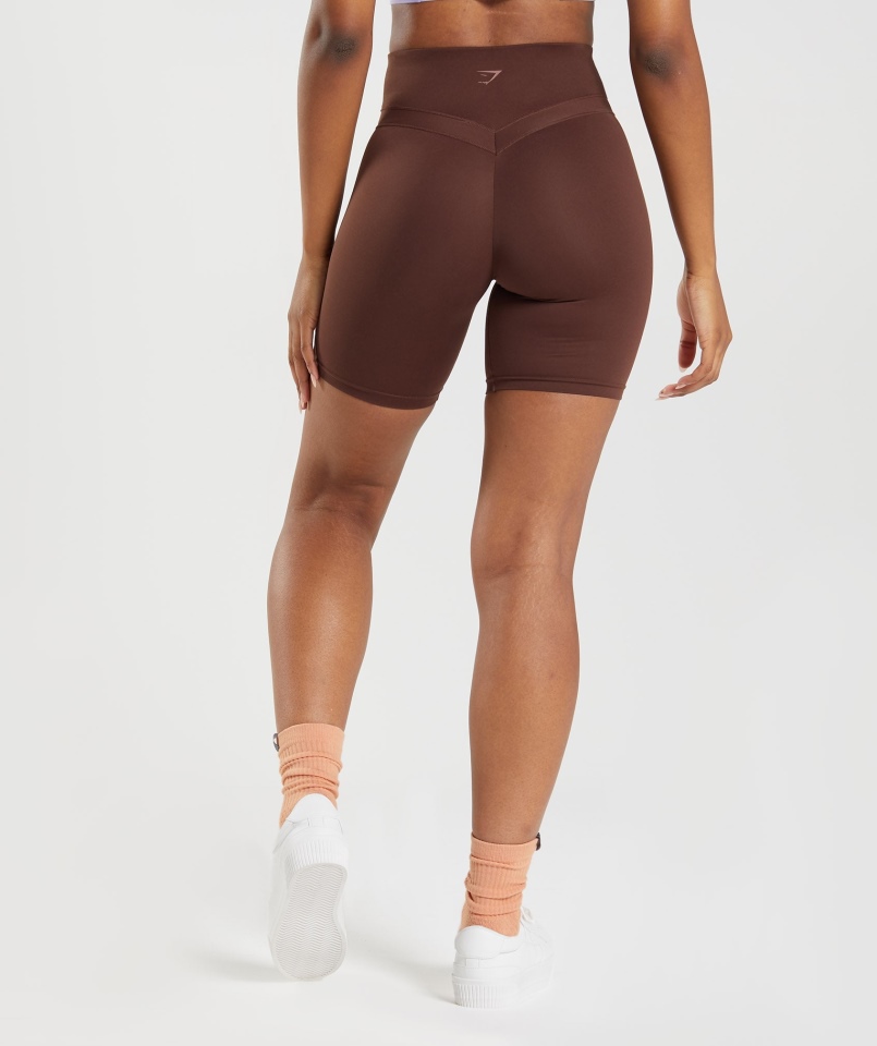 Spodenki Rowerowe Gymshark Whitney Ożywiają Brąz