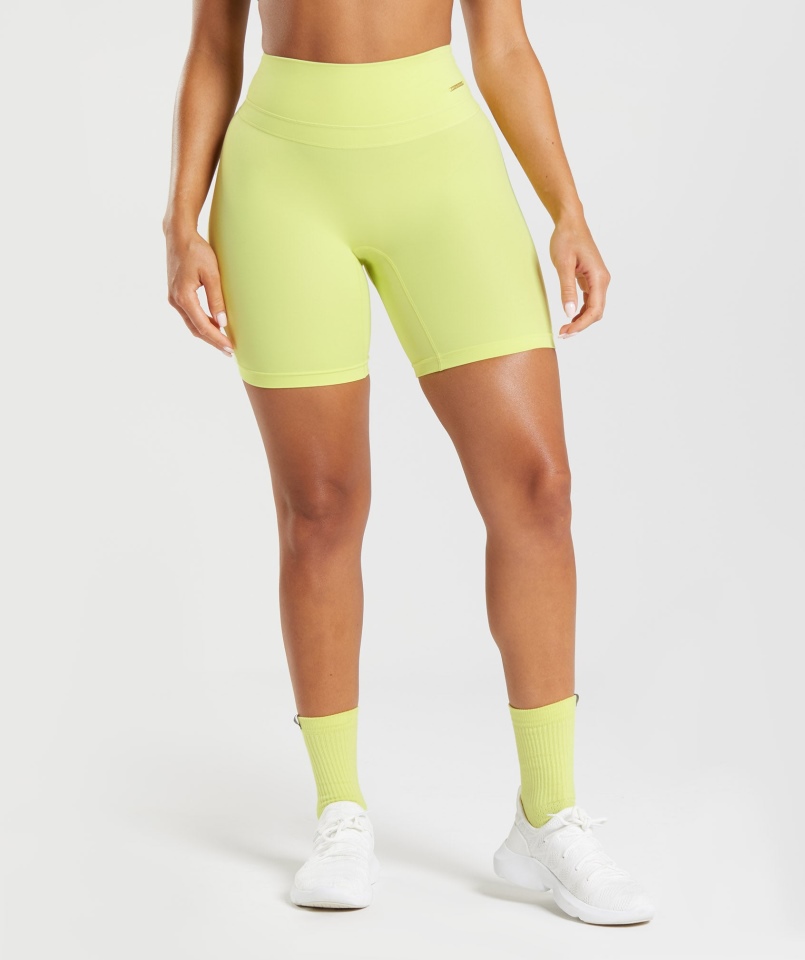 Gymshark Whitney Spodenki Rowerowe Zielone Wodorosty Morskie