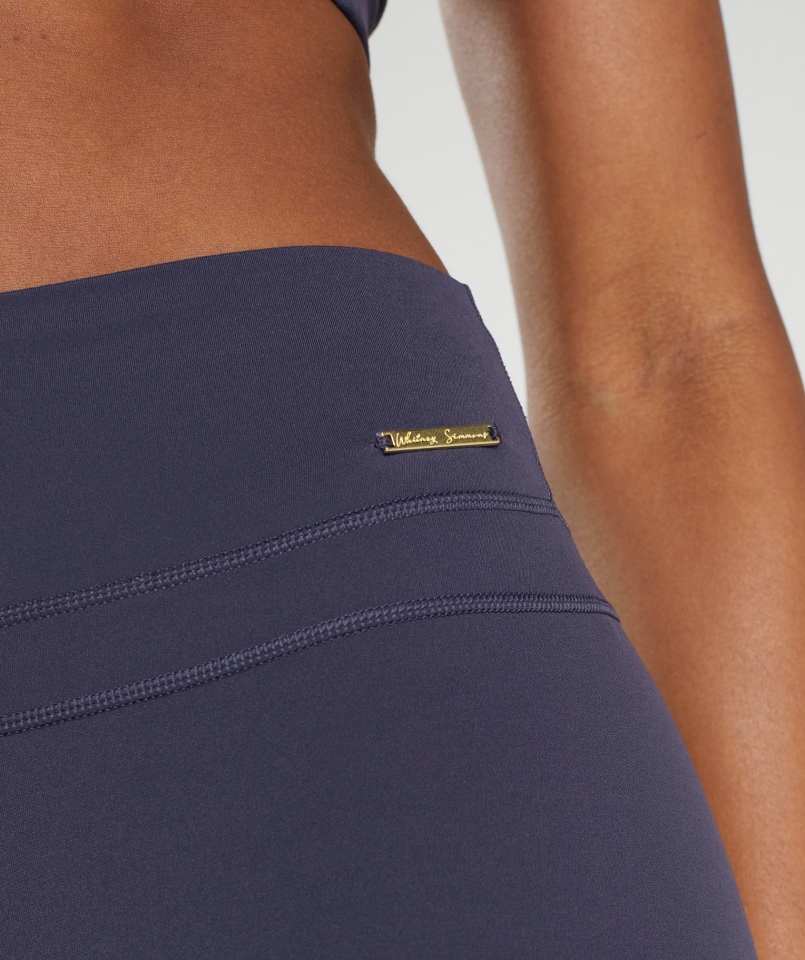 Gymshark Whitney Legginsy Z Wysokim Stanem Indygo Navy