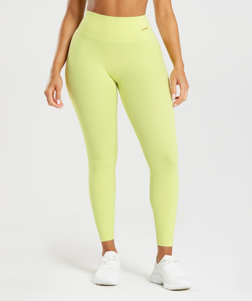 Gymshark Whitney Wysokie Legginsy Zielone Wodorosty Morskie