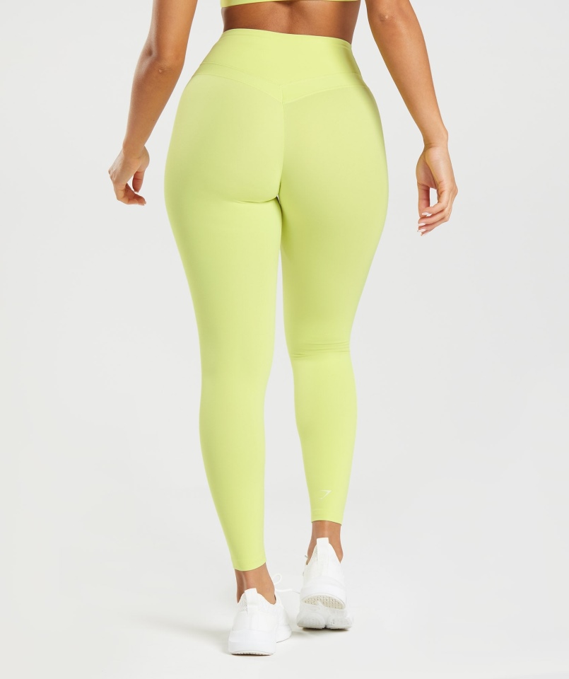 Gymshark Whitney Wysokie Legginsy Zielone Wodorosty Morskie