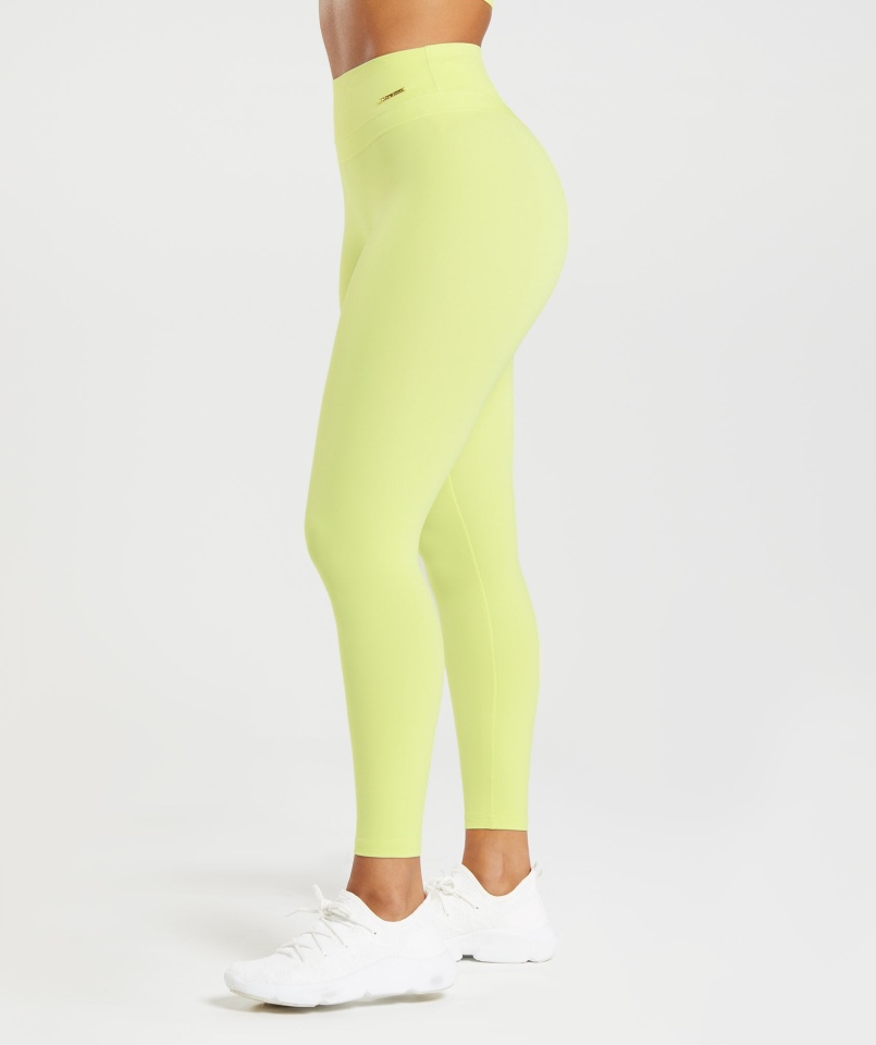 Gymshark Whitney Wysokie Legginsy Zielone Wodorosty Morskie