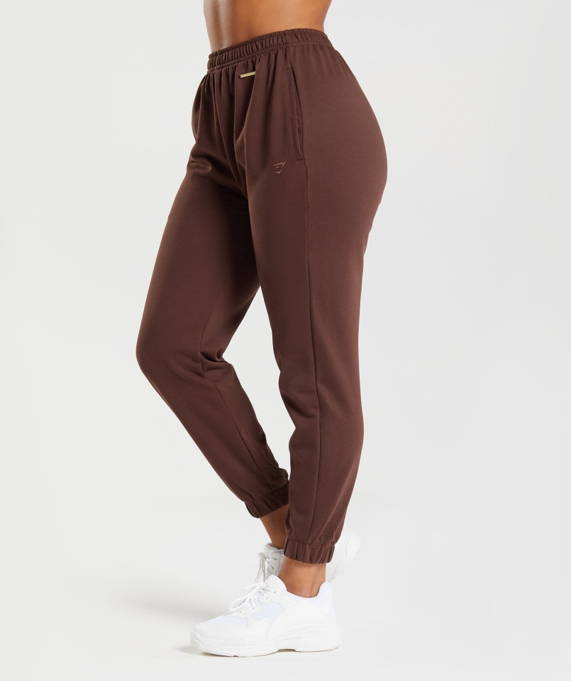 Gymshark Whitney Luźne Joggery Ożywiają Brąz